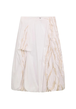 Liviana Conti Levante ruffled midi skirt - White