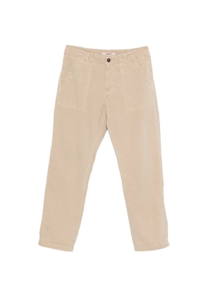 40 WEFT straight-leg trousers - Neutrals