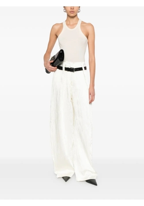 Sportmax ribbed tank top - Yellow