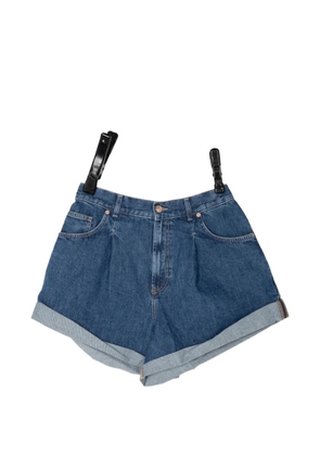 Free People Danni button-fastening shorts - Blue