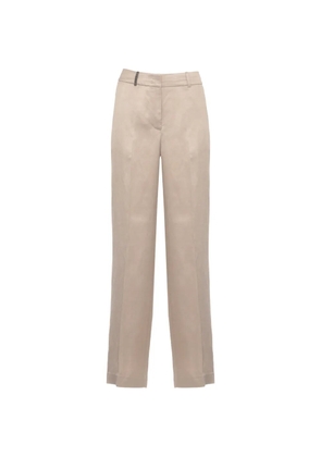 Peserico bead-embellished trousers - Neutrals