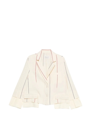 Phisique Du Role striped jacket - Neutrals