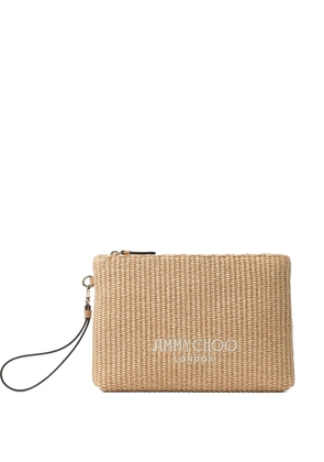Jimmy Choo zipped pouch - Neutrals