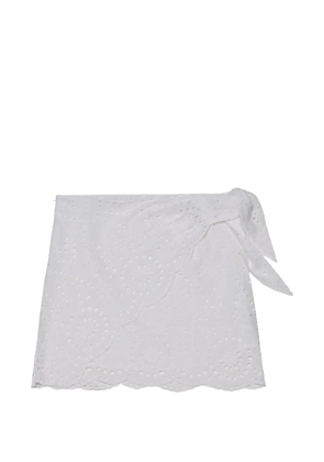 MC2 Saint Barth tie-fastening shorts - White