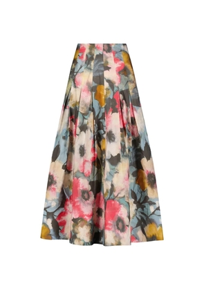 Lela Rose high-waisted maxi skirt - Neutrals