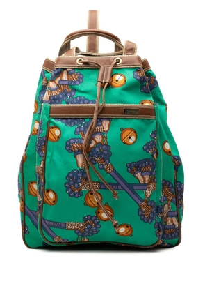 Loewe Pre-Owned 20th Century Coleccion Jerez Printed Canvas Travel backpack - Green