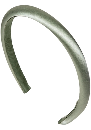 Jennifer Behr Tiana satin-finish headband - Green