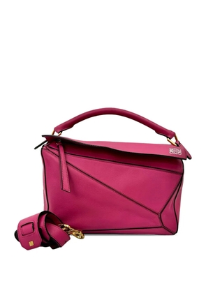 Loewe Pre-Owned 2000-2025 Medium Calfskin Puzzle satchel - Pink