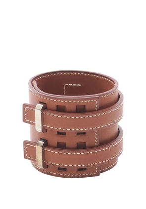 Hermès Pre-Owned 2002 Barenia Cuff Bracelet costume bracelet - Brown
