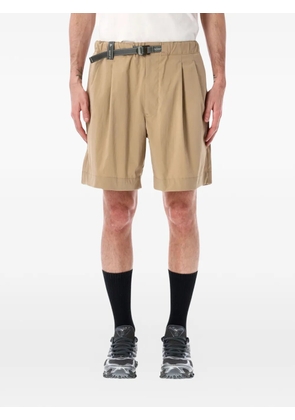 and Wander pleated belted shorts - Neutrals