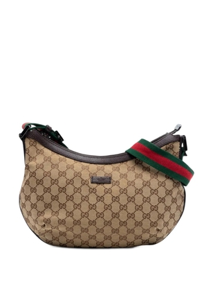 Gucci Pre-Owned 2016-2025 GG Canvas Web crossbody bag - Brown