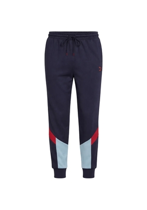 PUMA panelled track trousers - Blue