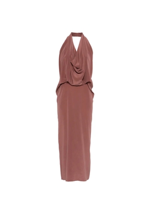Alysi draped halterneck dress - Pink