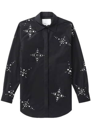 3.1 Phillip Lim stud-embellished long-sleeve shirt - Black