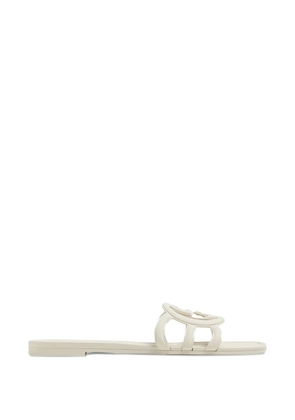 Gucci interlocking-logo sandals - Neutrals