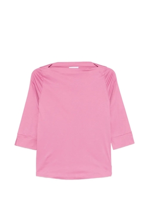 AROVESCIO boat-neck T-shirt - Pink