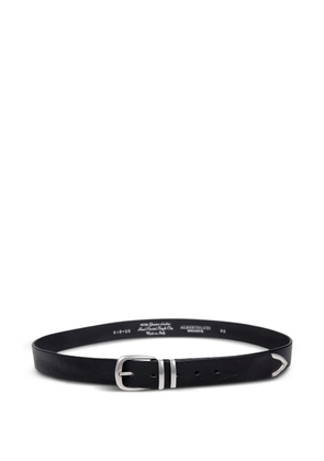 ALBERTO LUTI leather belt - Black