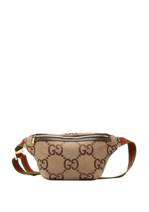 Gucci Pre-Owned 2016-2026 Jumbo GG Canvas belt bag - Brown