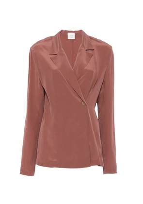 Alysi asymmetric blazer - Brown