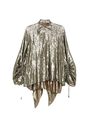 Lanvin button asymmetric top - Gold