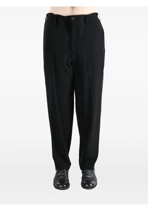 Yohji Yamamoto elasticated-waist trousers - Black