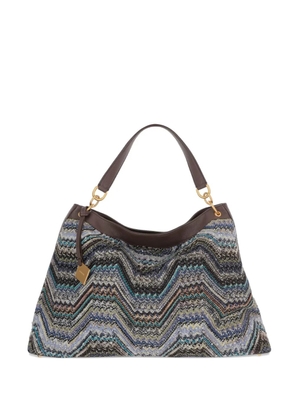 Missoni zigzag shoulder bag - Blue