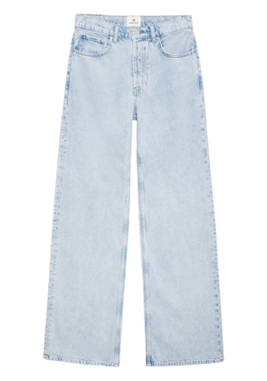 ANINE BING Hugh high-rise wide-leg jeans - Blue