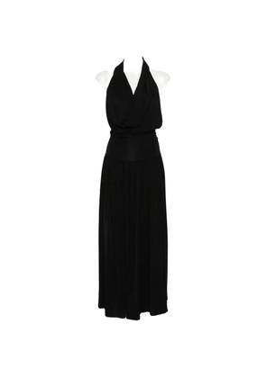 Aya Muse halterneck maxi dress - Black