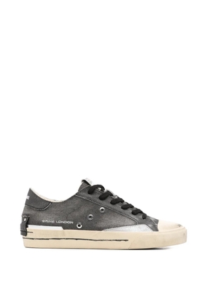 Crime London Recut leather sneakers - Grey