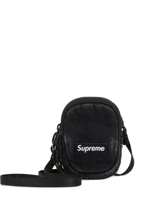 Supreme mini denim 'Black' messenger bag