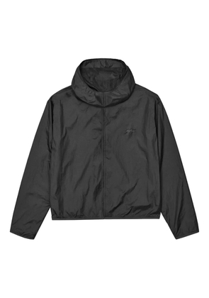 Arte Antwerp hooded logo-detail jacket - Black