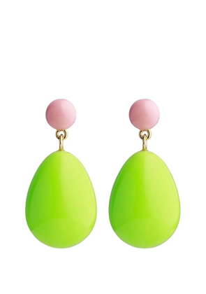 Eshvi colourful drop earrings - Gold