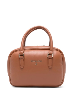 Patrizia Pepe logo-lettering tote bag - Brown
