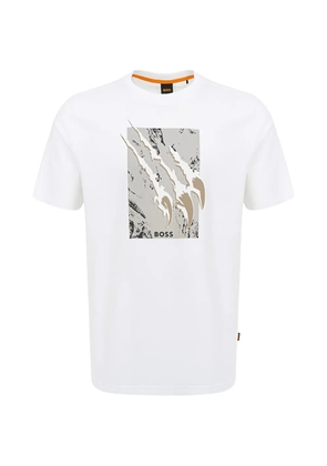 BOSS graphic crew-neck T-shirt - White