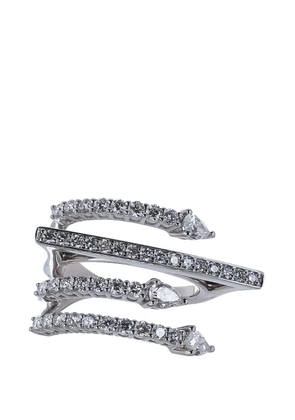 Yeprem Four Line diamond ring - Silver