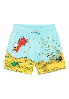 MC2 Saint Barth Scrooge McDuck-print swim shorts - Blue