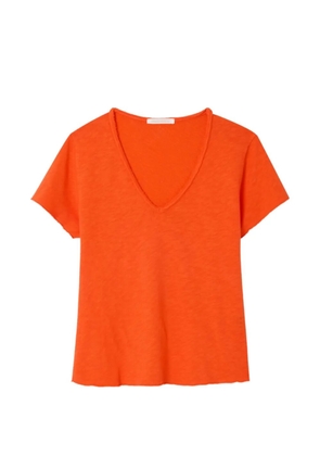 American Vintage Sonoma V-neck short-sleeves T-shirt - Orange