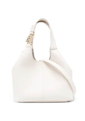 Coccinelle small C-Easy leather tote bag - Neutrals