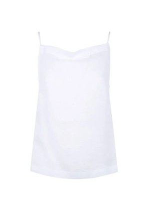 Liviana Conti cowl-neck tank top - White
