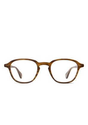 Garrett Leight Gilbert round-frame glasses - Brown