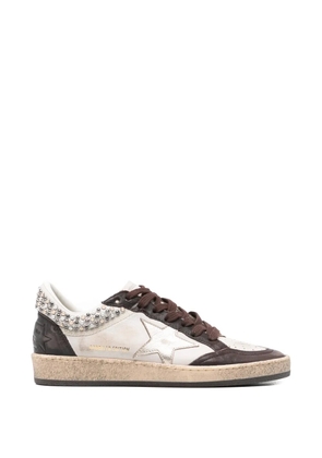 Golden Goose star embellished sneakers - Brown