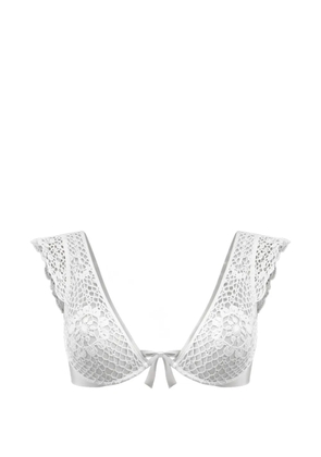 Del Maar Mulla bikini top - White
