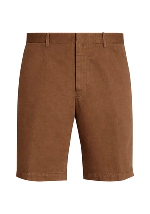 Zegna buttoned shorts - Brown