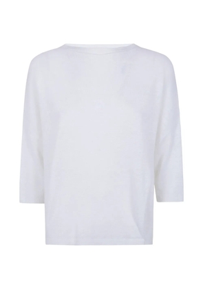 Ma'ry'ya drop-shoulder sweater - White