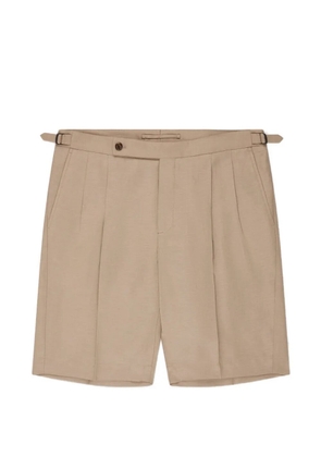 slowear pleated shorts - Neutrals