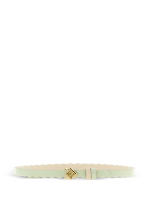 FENDI FF Diamonds reversible leather belt - Green