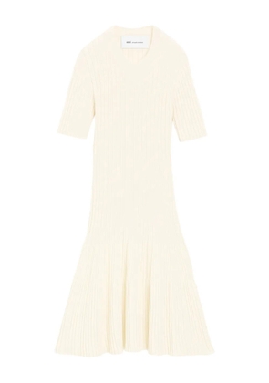 AMI Paris ribbed mini dress - Neutrals