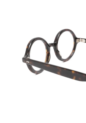Eyevan7285 Albion-E round-frame glasses - Brown