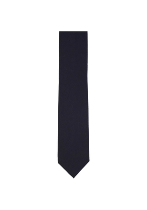 Barba textured tie - Blue