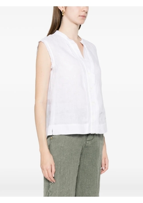 TRAME AUREE v-neck shirt - White